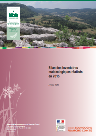 Bilan malacologie 2015 - CBNFC-ORI